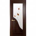 Дверь Новый Стиль "Амата" ПВХ De Luxe (стекло с рисунком Р1) - Фото №4